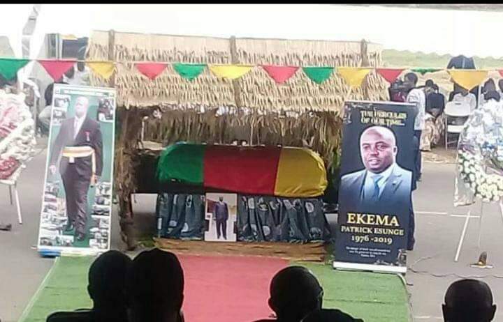 Late Ekema Patrick Receives State Burial In Buea